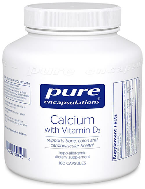 Calcium with Vitamin D3 by Pure Encapsulations