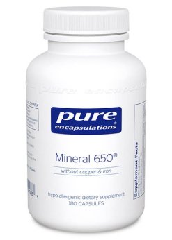 Mineral 650® w/o Cu &#38 Fe by Pure Encapsulations
