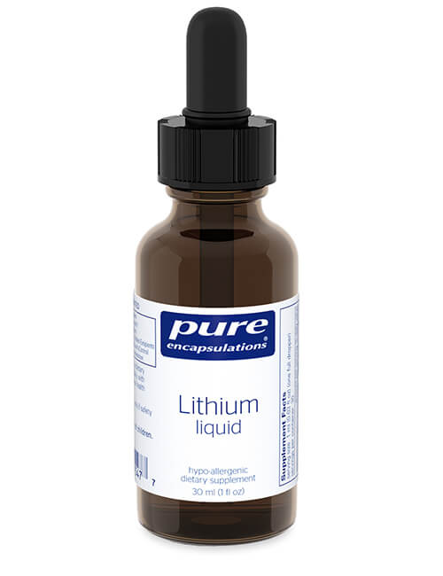 Lithium liquid (micro-dose) 30 ml by Pure Encapsulations