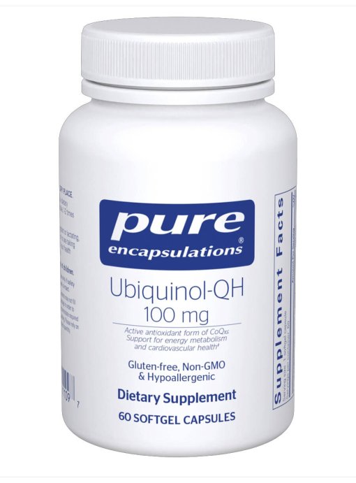 Pure Encapsulations ubiquinol-qh 100mg