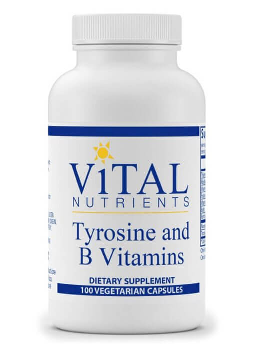 Tyrosine and B-Vitamins by Vital Nutrients