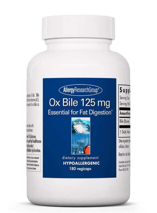 Ox Bile 125 mg by Allergy Research