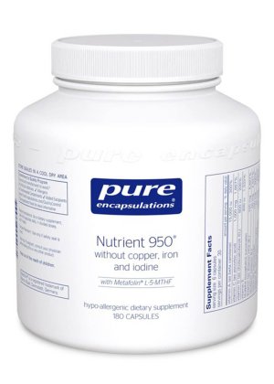 Nutrient 950® 180 Capsules w/out Copper, Iron and Iodine