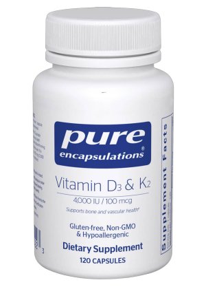 Vitamin D3 & K2 by Pure Encapsulations